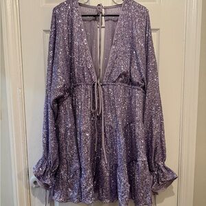 ASOS Glittery Mini Dress